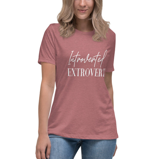 Introverted Extrovert Women's Relaxed T-Shirt