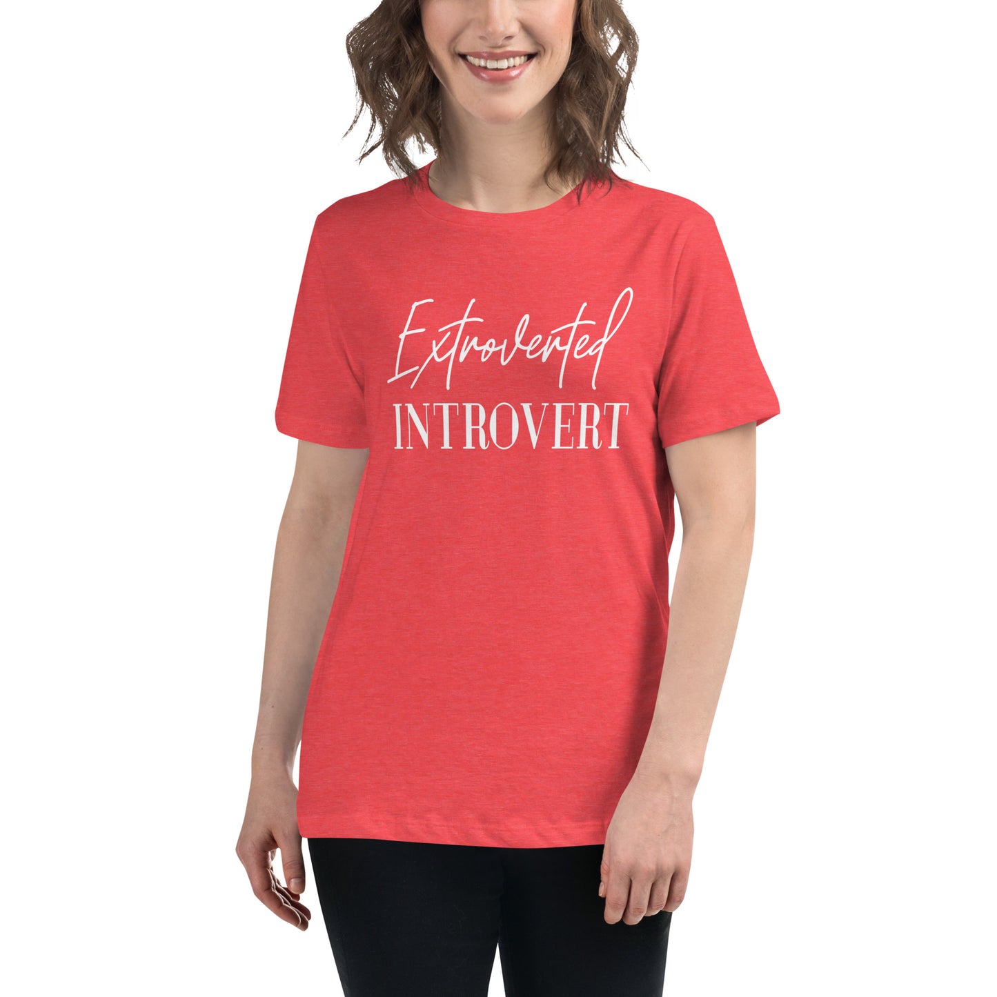 Extroverted Introvert Women's Relaxed T-Shirt